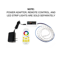 Outdoor Landscape Lighting LED 12V Low Voltage Miboxer 4-Zone Controller Receiver Box DC 12-24V for Single Color, CCT or RGBW LED Strip Light