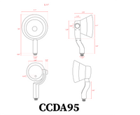 Outdoor Landscape Lighting LED 12V Low Voltage CCDA95 7W LED 4x/8x/12x Package 12V Low Voltage 3CCT Wide Beam Directional Outdoor Landscape Lighting Aluminum Spotlight