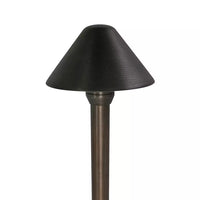 Outdoor Landscape Lighting LED 12V Low Voltage PL80B with G4 3W 3000K 4x/8x/12x Package Solid Brass Mushroom Hat Path Light - Light Bronze Finish Low Voltage Landscape Lighting