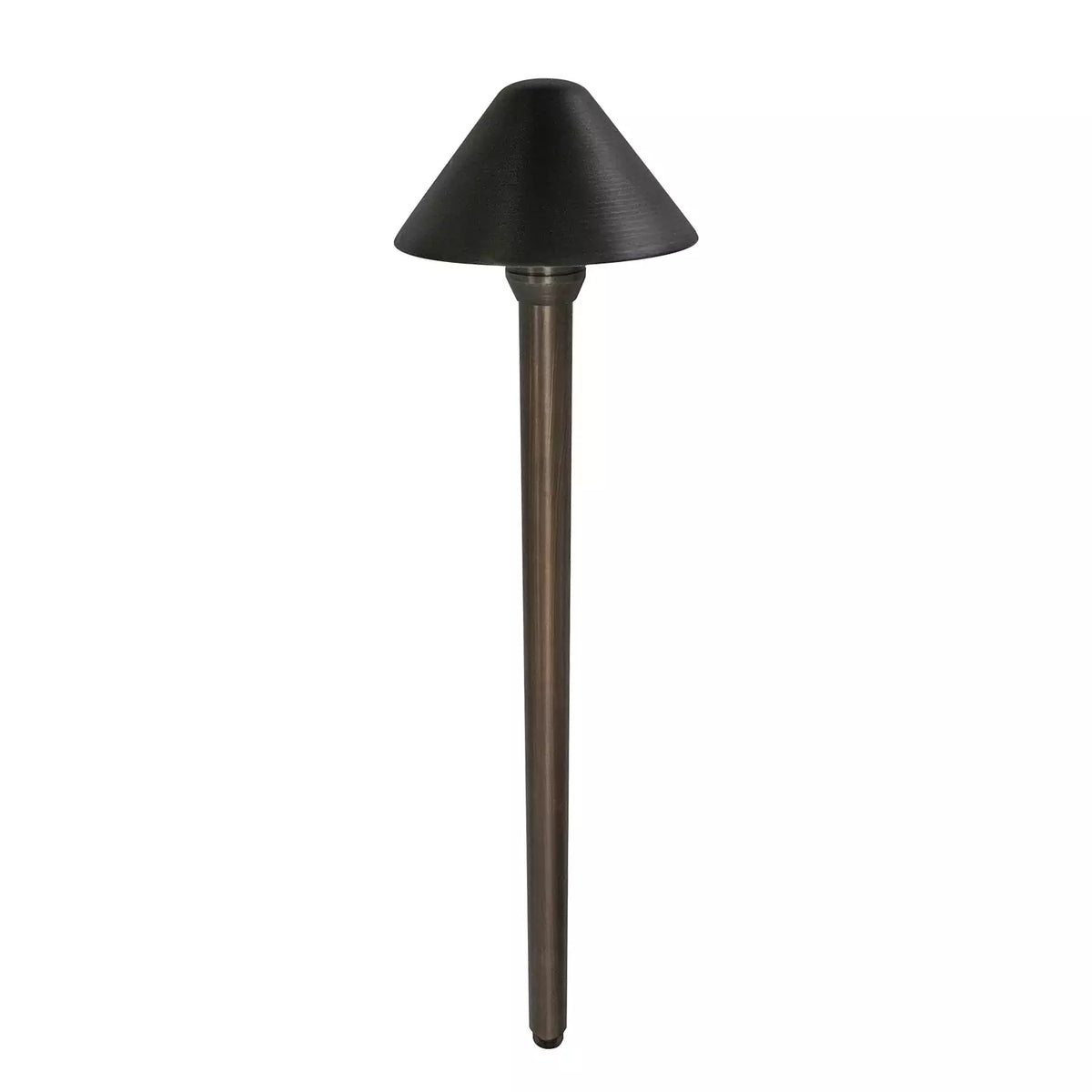 Outdoor Landscape Lighting LED 12V Low Voltage PL80B with G4 3W 3000K 4x/8x/12x Package Solid Brass Mushroom Hat Path Light - Light Bronze Finish Low Voltage Landscape Lighting