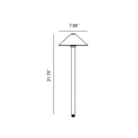 Outdoor Landscape Lighting LED 12V Low Voltage PL81B with G4 3W 3000K 4x/8x/12x Package Solid Brass Mushroom Hat Path Light - Light Bronze Finish Low Voltage Landscape Lighting