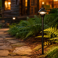 Outdoor Landscape Lighting LED 12V Low Voltage PLB01 G4 Snub 12V Low Voltage Heavy Duty Cast Brass Outdoor LED Pathway Light G4 Socket