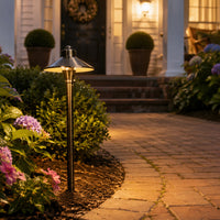 Outdoor Landscape Lighting LED 12V Low Voltage PLB03 Brass LED 12V Low Voltage Pathway Lights Outdoor Landscape Lighting Fixtures G4 Socket