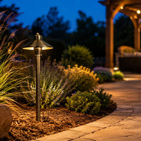 Outdoor Landscape Lighting LED 12V Low Voltage PLB03 Brass LED 12V Low Voltage Pathway Lights Outdoor Landscape Lighting Fixtures G4 Socket