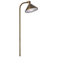 Outdoor Landscape Lighting LED 12V Low Voltage PLB05 4x/8x/12x Package LED 12V Low Voltage Landscape Brass Lighting Directional Pathway Light with G4 2W 3000K Bulb