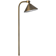 PLB05 LED 12v Low Voltage Landscape Brass Lighting Directional Pathway Light G4 Socket - None