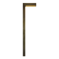 Outdoor Landscape Lighting LED 12V Low Voltage PLB07 Brass 3W 3000K Warm White Integrated LED Brass L-Shaped 12V Low Voltage Landscape Lighting Pathway Light