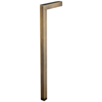Outdoor Landscape Lighting LED 12V Low Voltage PLB10 LED Brass L-Shaped 12V Low Voltage Landscape Lighting Pathway Light G4 Socket
