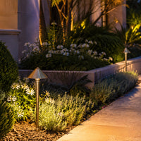 PLB11 Brass LED 12V Low Voltage Pathway Outdoor Lighting Landscape Fixture G4 Socket