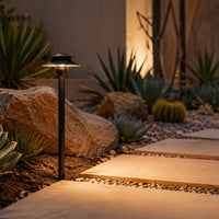 Outdoor Landscape Lighting LED 12V Low Voltage PLB13 Two Tier Brass Pathway 12V Low Voltage Pagoda Light LED Landscape Lighting Fixture G4 Socket