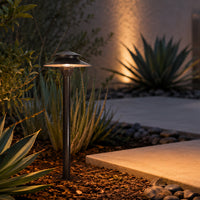 Outdoor Landscape Lighting LED 12V Low Voltage PLB13 Two Tier Brass Pathway 12V Low Voltage Pagoda Light LED Landscape Lighting Fixture G4 Socket