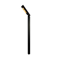 Outdoor Landscape Lighting LED 12V Low Voltage PLB14 Adjustable Integrated 3W 3000K Warm White LED Brass L-Shaped 12V Low Voltage Pathway Light