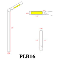Outdoor Landscape Lighting LED 12V Low Voltage PLB16 Adjustable Lamp Ready Brass Round L-Shaped 12V Low Voltage Pathway Light G4 Socket