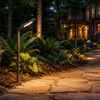 Outdoor Landscape Lighting LED 12V Low Voltage PLB16 Adjustable Lamp Ready Brass Round L-Shaped 12V Low Voltage Pathway Light G4 Socket