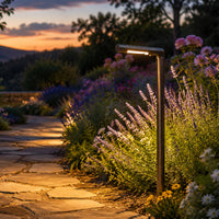 Outdoor Landscape Lighting LED 12V Low Voltage PLB16 Adjustable Lamp Ready Brass Round L-Shaped 12V Low Voltage Pathway Light G4 Socket