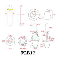 Outdoor Landscape Lighting LED 12V Low Voltage PLB17 Cast Brass LED Bell Shaped Lamp Ready 12V Low Voltage Pathway Outdoor Landscape Lighting Fixture G4 Socket