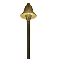 Outdoor Landscape Lighting LED 12V Low Voltage PLB17 4x/8x/12x Package Cast Brass LED Bell Shaped Lamp Ready 12V Low Voltage Pathway Outdoor Landscape Lighting Fixture with G4 3W 3000K Bulb
