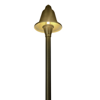 Outdoor Landscape Lighting LED 12V Low Voltage PLB17 Cast Brass LED Bell Shaped Lamp Ready 12V Low Voltage Pathway Outdoor Landscape Lighting Fixture G4 Socket