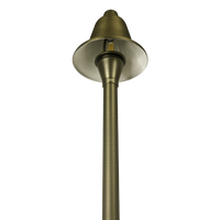 Outdoor Landscape Lighting LED 12V Low Voltage PLB17 Cast Brass LED Bell Shaped Lamp Ready 12V Low Voltage Pathway Outdoor Landscape Lighting Fixture G4 Socket