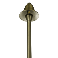 Outdoor Landscape Lighting LED 12V Low Voltage PLB17 4x/8x/12x Package Cast Brass LED Bell Shaped Lamp Ready 12V Low Voltage Pathway Outdoor Landscape Lighting Fixture with G4 3W 3000K Bulb