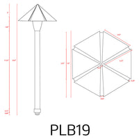Outdoor Landscape Lighting LED 12V Low Voltage PLB19 Brass LED 12V Low Voltage Pathway Outdoor Lighting Landscape Fixture G4 Socket