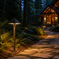 PLB19 Brass LED 12V Low Voltage Pathway Outdoor Lighting Landscape Fixture G4 Socket