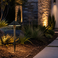 PLB19 Brass LED 12V Low Voltage Pathway Outdoor Lighting Landscape Fixture G4 Socket