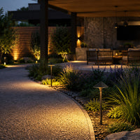 PLB19 Brass LED 12V Low Voltage Pathway Outdoor Lighting Landscape Fixture G4 Socket