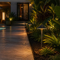 PLB19 Brass LED 12V Low Voltage Pathway Outdoor Lighting Landscape Fixture G4 Socket