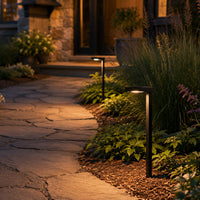 Outdoor Landscape Lighting LED 12V Low Voltage PLB20 Cast Brass Square Top LED 12V Low Voltage Pathway Outdoor Lighting Landscape Fixture G4 Socket