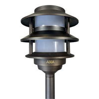 Outdoor Landscape Lighting LED 12V Low Voltage PLB22 4x/8x/12x Package Cast Brass Pagoda LED 12V Low Voltage Pathway Outdoor Lighting Landscape Fixture with G4 3W 3000K Bulb
