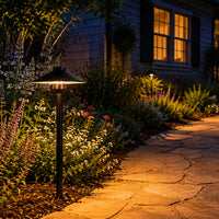 Outdoor Landscape Lighting LED 12V Low Voltage PLB26 Outdoor Garden Pathway Light | 12V Low Voltage Brass Path Light G4 Socket