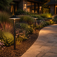 Outdoor Landscape Lighting LED 12V Low Voltage PLB26 Outdoor Garden Pathway Light | 12V Low Voltage Brass Path Light G4 Socket