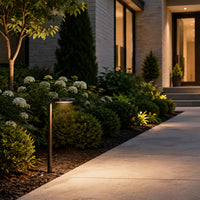 Outdoor Landscape Lighting LED 12V Low Voltage PLB27 4W 3000K Integrated LED Outdoor Garden Pathway Light | 12V Low Voltage Brass Path Light