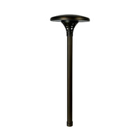 Outdoor Landscape Lighting LED 12V Low Voltage PLB28 4W 3000K Integrated LED Mushroom Hat Outdoor Garden Pathway Light | 12V Low Voltage Brass Path Light