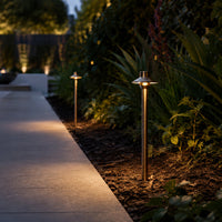 Outdoor Landscape Lighting LED 12V Low Voltage PLB30 Cast Brass Outdoor Garden Pathway Light | 12V Low Voltage Path Light G4 Socket