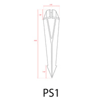 Outdoor Landscape Lighting LED 12V Low Voltage PS1 Heavy Duty 1/2