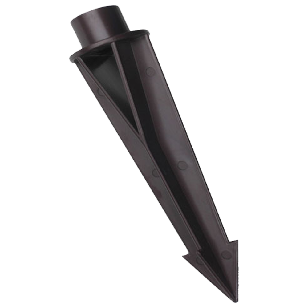 Outdoor Landscape Lighting LED 12V Low Voltage PS1 Heavy Duty 1/2" ABS Plastic Spike for Landscape Lighting Fixtures