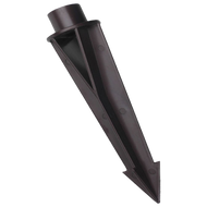 Punta de plástico ABS de 1/2" resistente PS1 para accesorios de iluminación de paisaje
