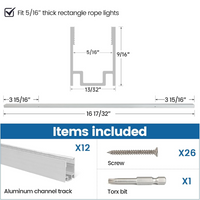 Outdoor Landscape Lighting LED 12V Low Voltage AC13 12-Pack 16.5