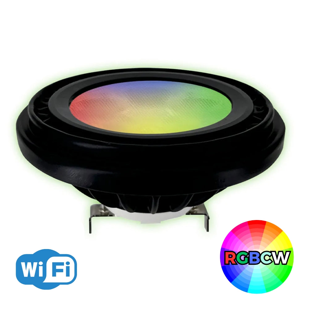 Outdoor Landscape Lighting LED 12V Low Voltage PAR36 12V 12W LED RGB + Tunable 2700K-5000K, 12W, Smartphone Controlled, Dimmable, W-Fi Controlled IP67 Waterproof Low Voltage Bulbs