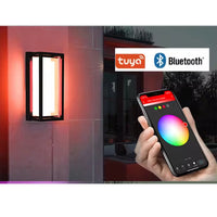 Outdoor Landscape Lighting LED 12V Low Voltage SCA01-14 Integrated LED 22W Bluetooth Control 14″x6.2″x4.9″ 12V Low Voltage Aluminum Wall Sconce Lighting IP65 Waterproof