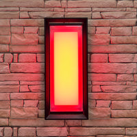 Outdoor Landscape Lighting LED 12V Low Voltage SCA01-14 Integrated LED 22W Bluetooth Control 14″x6.2″x4.9″ 12V Low Voltage Aluminum Wall Sconce Lighting IP65 Waterproof
