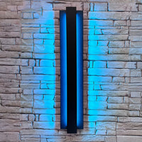 Outdoor Landscape Lighting LED 12V Low Voltage SCA02-24 Integrated LED 24W RGBCW Bluetooth 24″x4.9″x3.5″ 12V Low Voltage Aluminum Wall Sconce Lighting IP65 Waterproof