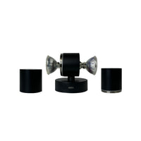 Outdoor Landscape Lighting LED 12V Low Voltage SCS06 4x/8x/12x Package LED Stainless Steel Cylinder Up Down Light 2 Directional Sconce Lighting with 12V Low Voltage 5W 3000K Bulb