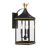 Outdoor Landscape Lighting LED 12V Low Voltage Simpson 3 Light Outdoor Sconce 8.25