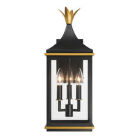 Outdoor Landscape Lighting LED 12V Low Voltage Simpson 3 Light Outdoor Sconce 8.25