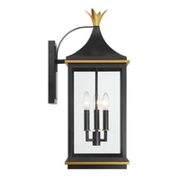 Outdoor Landscape Lighting LED 12V Low Voltage Simpson 3 Light Outdoor Sconce 10