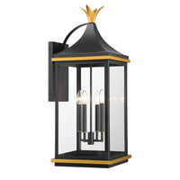 Outdoor Landscape Lighting LED 12V Low Voltage Simpson 4 Light Outdoor Sconce 12.25