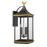 Outdoor Landscape Lighting LED 12V Low Voltage Simpson 4 Light Outdoor Sconce 12.25